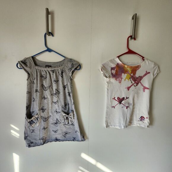 Old Navy Girls Clothing Lot Sz 6 7 8 Fall Winter Tops Hoodie Dress Crop Bundle - Picture 7 of 16